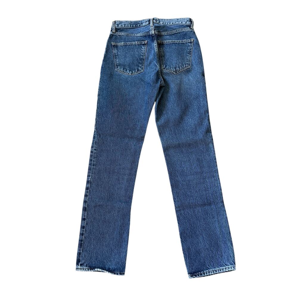 Agolde Blue Straight Leg Jeans Timeless Design